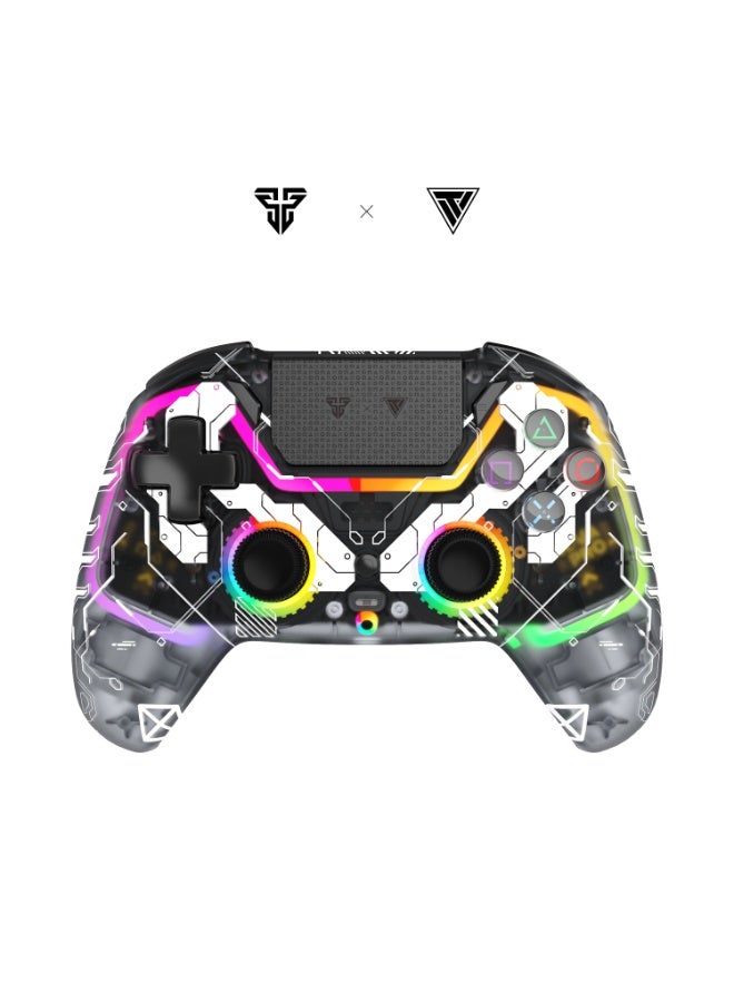 FANTECH NOVA PRO WGP14V2 Wireless gamepad Anti-Drift Hall Effect Sticks and Force-switchable Tirgger Wired Controller for PS4 - Image 1