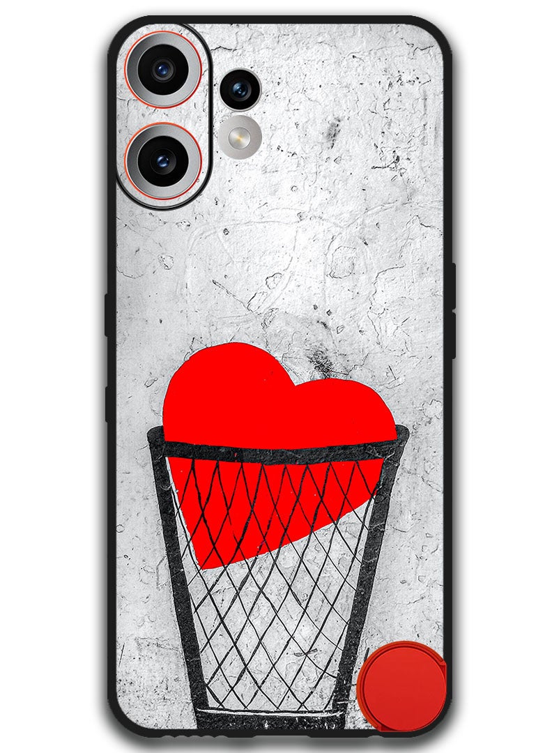Theodor Case Compatible with Nothing CMF Phone 2 Pro 6.77 Inch Protection Shockproof Bumper Cover heart_love_sad - Image 1