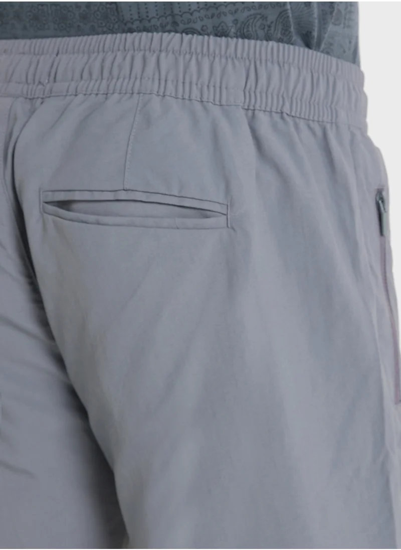 BRAVE SOUL Elasticated Waist Drawcord Button Shorts