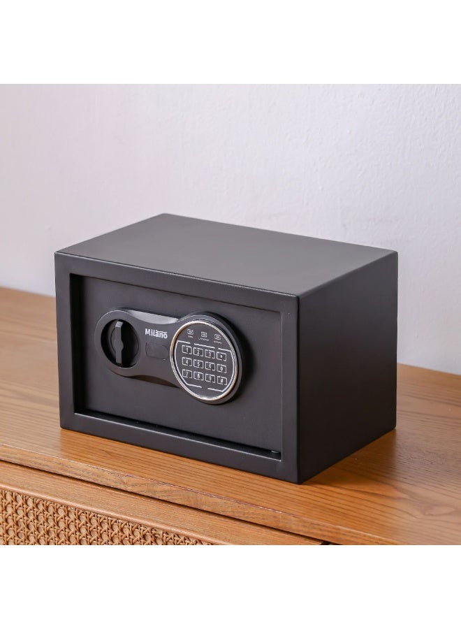 milano خزنة ميلانو جيمس 8.5 لتر (200X310X200 مم-1/3 مم) لوحة رقمية سوداء - Image 3