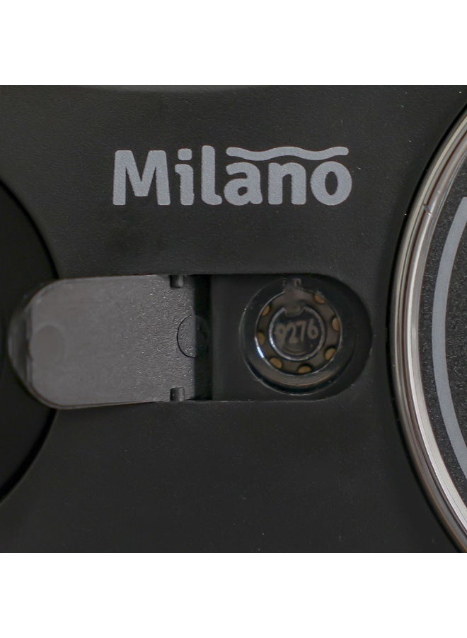 milano خزنة ميلانو جيمس 8.5 لتر (200X310X200 مم-1/3 مم) لوحة رقمية سوداء - Image 4