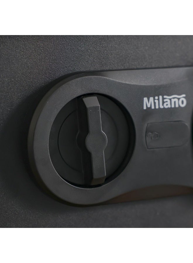 milano خزنة ميلانو جيمس 8.5 لتر (200X310X200 مم-1/3 مم) لوحة رقمية سوداء - Image 5