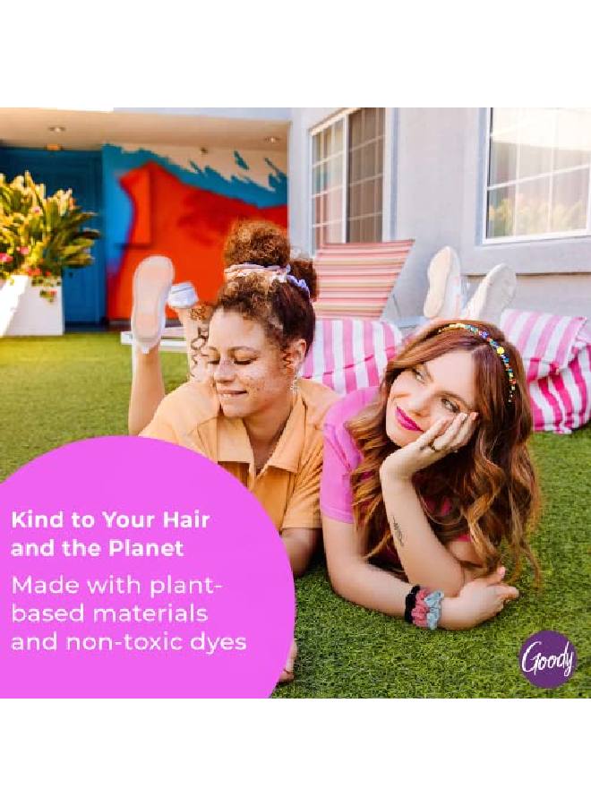 Goody Planet Goody Ouchless Womens Hair Scrunchie 3 Count Assorted Neutral Colors Suitable For All Hair Types Painfree Hair Accessories For Women Perfect For Long Lasting Braids & Ponytails - Image 4