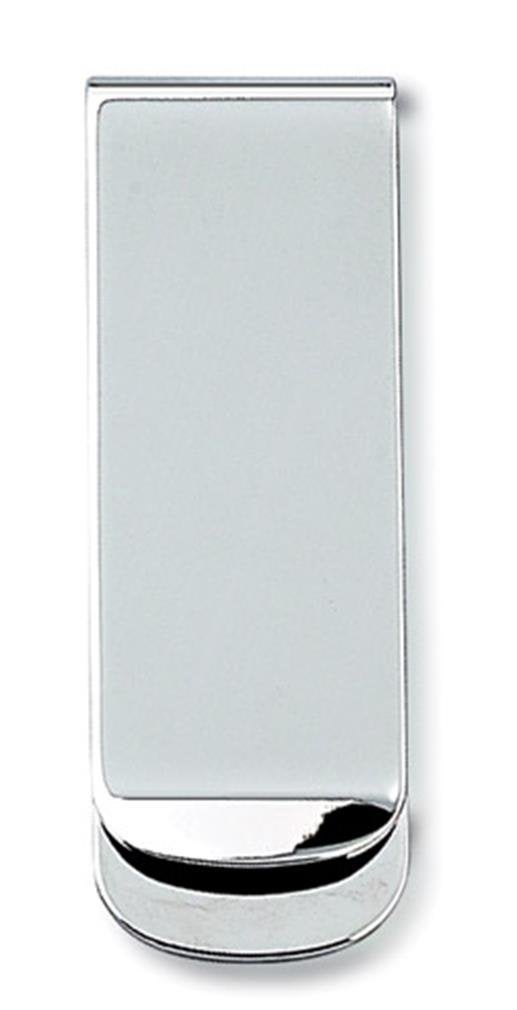 Creative Gifts Elongated Money Clip, Nickel Plated. - Image 1