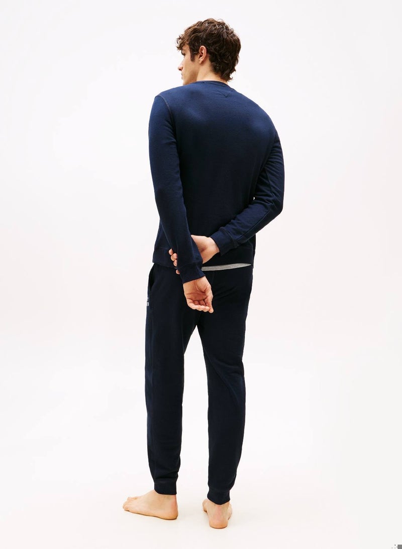 TOMMY HILFIGER TH Original Logo Lounge Track Top - Image 3