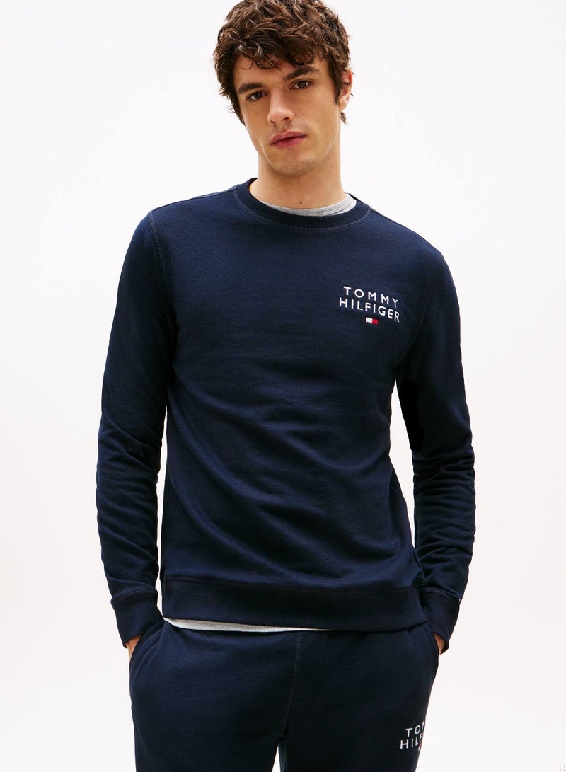 TOMMY HILFIGER TH Original Logo Lounge Track Top - Image 1