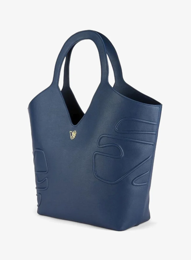 Veganologie  Maze Tote Bag in Blue Made from 18 Recycled Bottles for Women | Best Price UAE