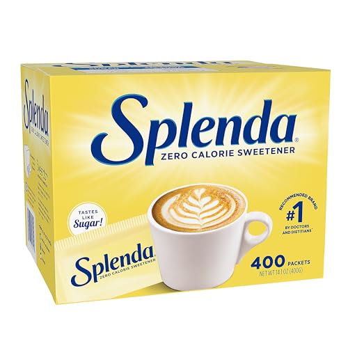 SPLENDA سوبليندا محلي السكر بدون سعرات حرارية، عبوات 400 قطعة - Image 1