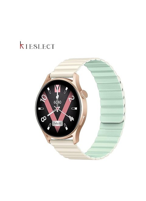 Kieslect YFT2052EU Lora2 Lady Smart Watch 2 Straps Gold