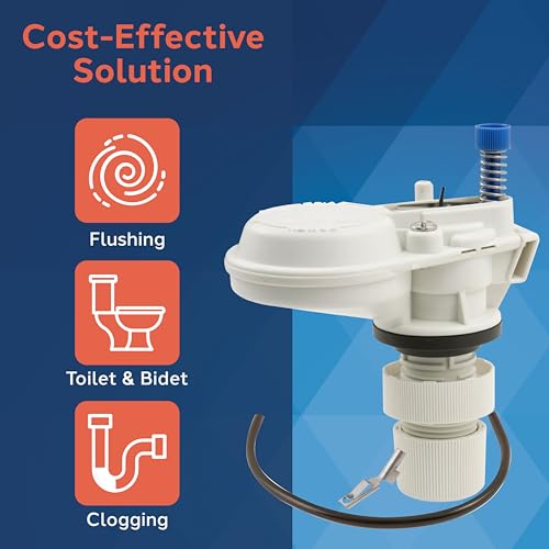 Plumb Craft PlumbCraft Anti-Siphon Toilet Fill Valve Assembly, Toilet Fill Valve Replacement Kit for Most Toilets, Ideal Toilet Accessory for Toilet Repair, DIY Pump and Plumbing Equipment - Image 2
