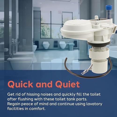 Plumb Craft PlumbCraft Anti-Siphon Toilet Fill Valve Assembly, Toilet Fill Valve Replacement Kit for Most Toilets, Ideal Toilet Accessory for Toilet Repair, DIY Pump and Plumbing Equipment - Image 4