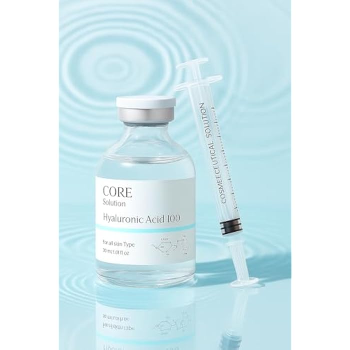 MATRIGEN FEEL MATRIGEN Hyaluronic Acid 100 Ampoule – Deep Hydration Serum for Dry, Dehydrated, or Sensitive Skin – 30mL + Needleless Syringe - Image 1