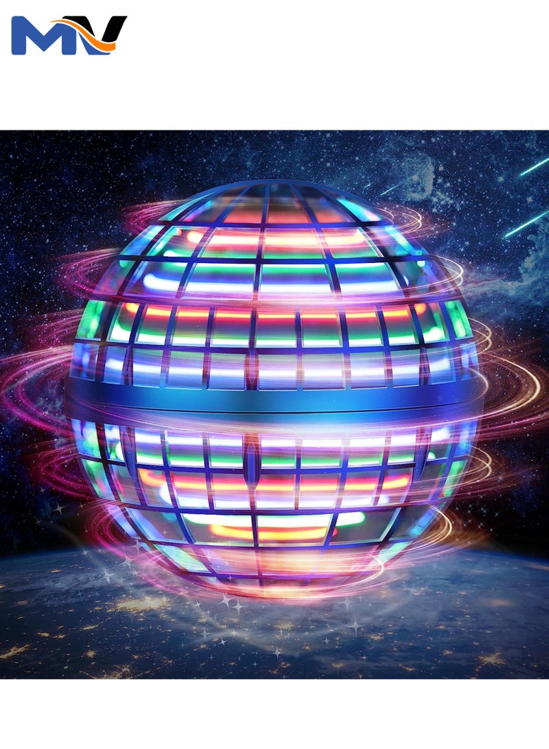MAGIC VAULT Flying Orb Ball Toy, Hover Ball Boomerang Fly Fidget Spinner, Cool Toys Gifts for 6 7 8 9 10 11 12+ Years Old boy Girls Teens, Hand Mini Drone Cosmic Globe, Indoor Outdoor Toys(Blue) - Image 1