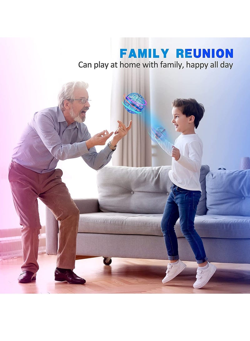 MAGIC VAULT Flying Orb Ball Toy, Hover Ball Boomerang Fly Fidget Spinner, Cool Toys Gifts for 6 7 8 9 10 11 12+ Years Old boy Girls Teens, Hand Mini Drone Cosmic Globe, Indoor Outdoor Toys(Blue) - Image 5