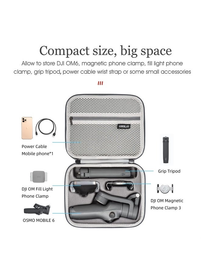 Supfoto - OSMO Mobile 6 Case, Waterproof Travel Case for DJI OSMO Mobile 6 Gimbal Stabilizer Portable Shoulder Bag with Shoulder Strap - Image 1