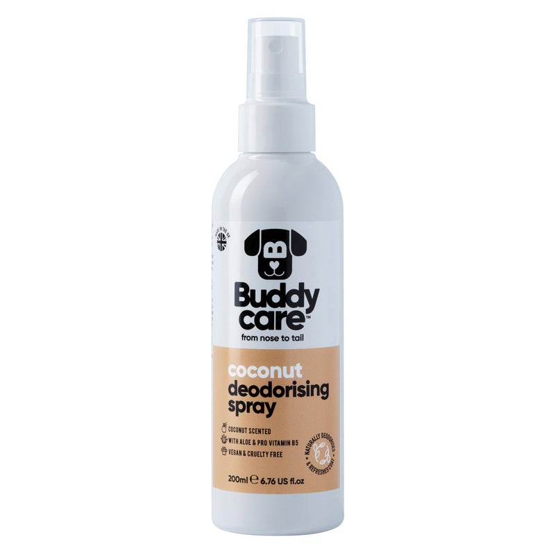 Buddycare Dog Deodorising Spray Deodorising Spray for Dogs With Aloe Vera and Pro Vitamin B5 Coconut 200ml - Image 2