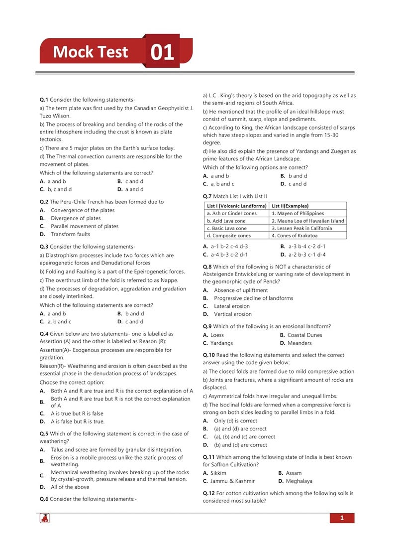 NTA UGC NET/JRF Geography Book 2024 - Concerned Subject : Paper II (English Edition) - 10 Full Length Mock Tests (1000 Solved Questions) with Free Access to Online Tests  - Image 4
