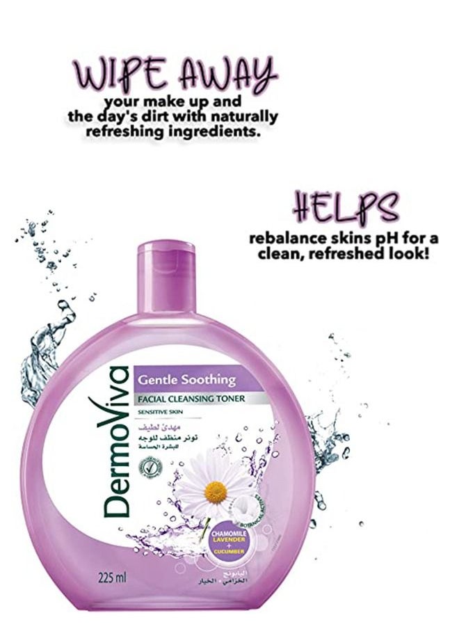 DermoViva - Dermoviva Facial Cleansing Toner 225 Ml - Image 1