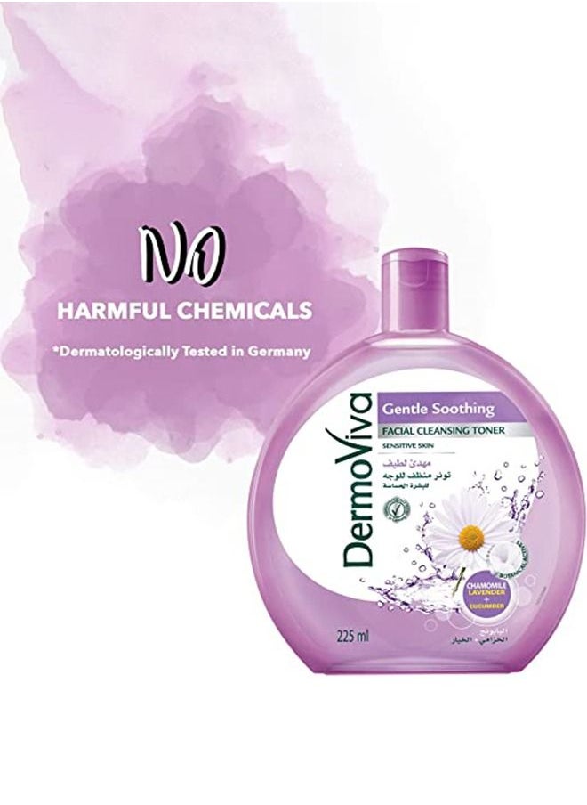 DermoViva - Dermoviva Facial Cleansing Toner 225 Ml - Image 1