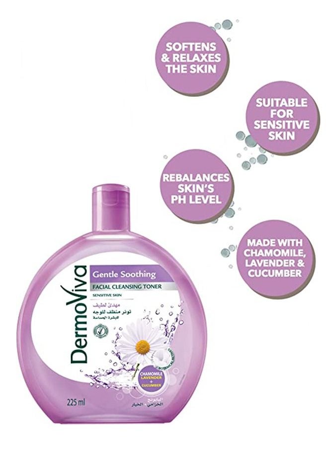DermoViva - Dermoviva Facial Cleansing Toner 225 Ml - Image 1