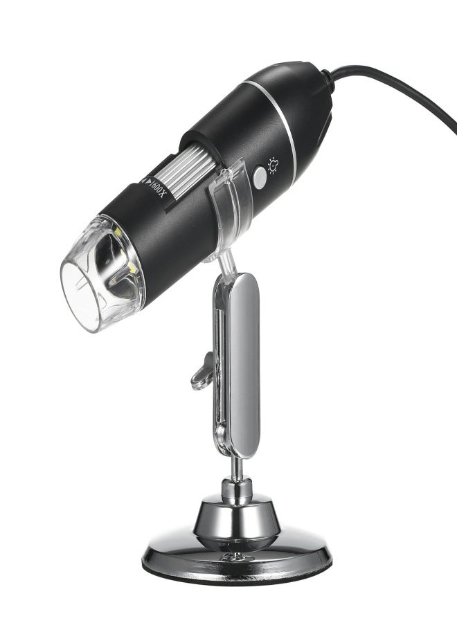 Generic 321P 1000X for IOS and Android 2 in 1 HD Digital Microscope Hand-Held Portable Microscope New 2 Million Digital Microscope with Metal Stand - Image 1