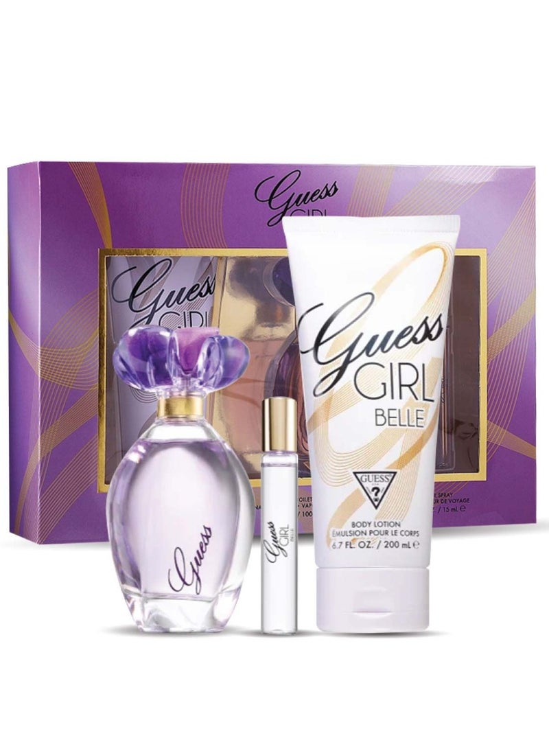 Guess Girl Belle For Women Set Edt 100ml + Edt 15ml + Bl 200ml - Image 1