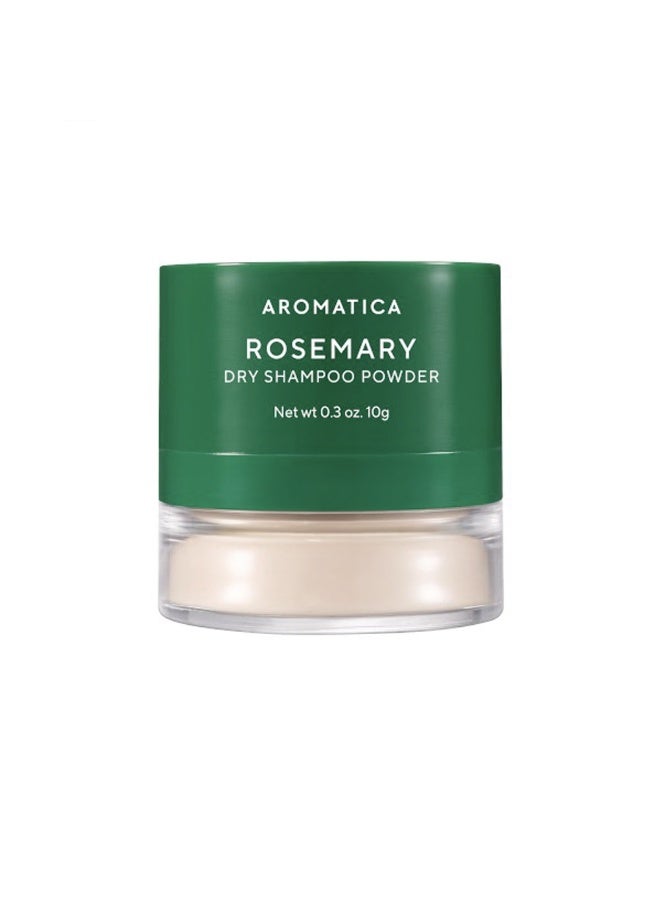 Aromatica Rosemary Root Enhancement Dry Shampoo Powder Oil-Absorbing Refreshing Scalp Care Vegan 10g - Image 1