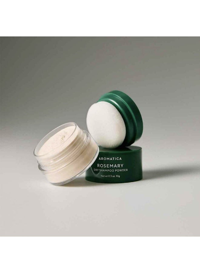Aromatica Rosemary Root Enhancement Dry Shampoo Powder Oil-Absorbing Refreshing Scalp Care Vegan 10g - Image 3