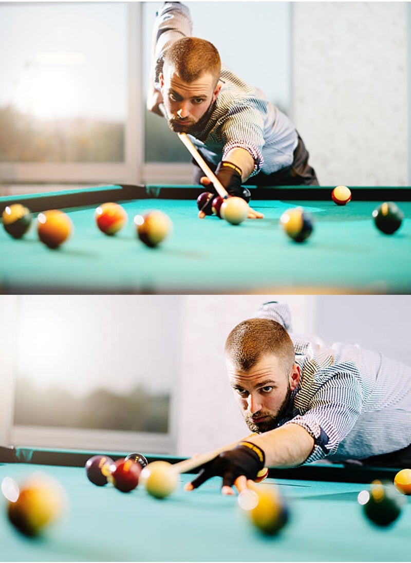 Scott Edward Billiard - High Quality Breathable 3 Finger Billiard Glove Snooker Glove Pool Glove For Professional Table Player Control Your Cue And Play Your Stroke With Full Control And Class - Image 1