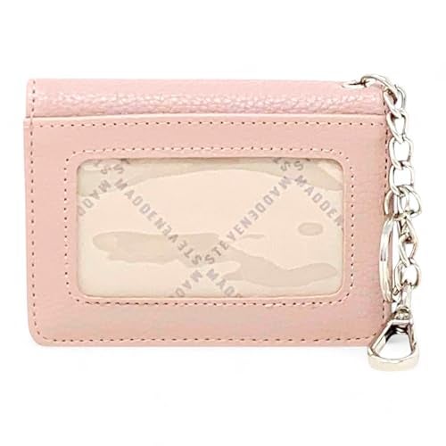 Steve Madden Bfold Clip On Card Case Wallet with Keyring (Chalk Pink) - Image 2