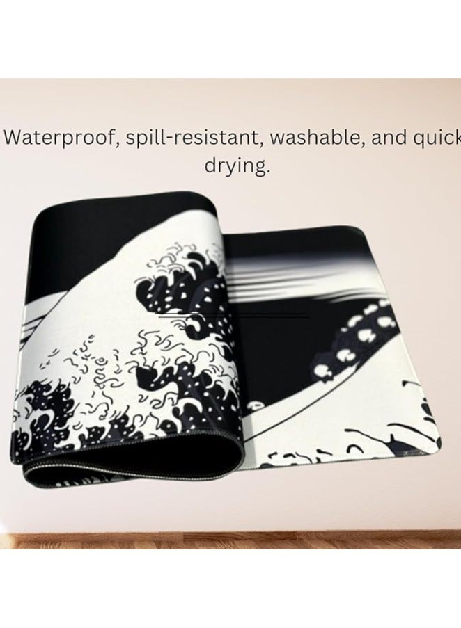 erorex Large Gaming Mouse Pad with Stitched Edges - XL, Non-Slip, Waterproof, and - Image 4