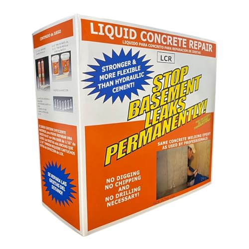 LCR Polygem LCR Epoxy Concrete Crack Repair Kit - Stops Leaks - High-Performance Structural Bonding - Professional Grade - Reliable & Effective - DIY Friendly - Versatile - Wood, Fiberglass, Metal & More - Image 5