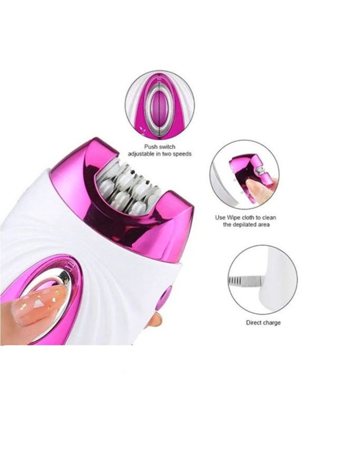 ماك ستايلر ماكينة إزالة الشعر للنساء 3 في1موديل MC-7727 – قابلة لإعادة الشحن لإزالة طويلة الأمد وناعمة - Image 5