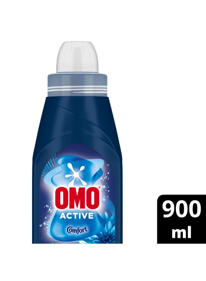 Omo Liquid Laundry Detergent, Active, Long-Lasting Freshness Up To 14 Days, Up To 100% Stain Removal In 1 Wash, 900Ml - Image 2