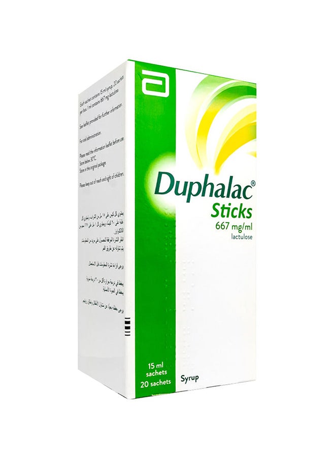 DUPHALAC Duphalac Stick Syrup 667Mg/ml 15ml 20 Sachets 