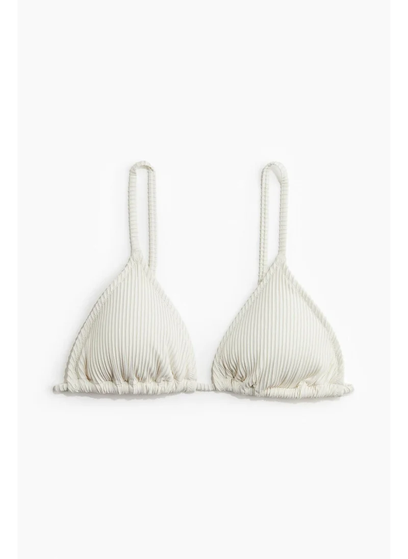 اتش اند ام Padded triangle bikini top