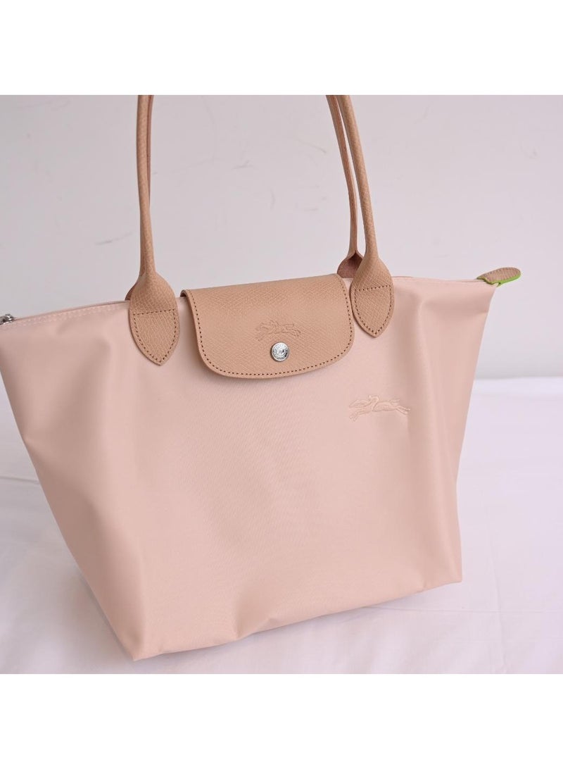 لونج شامب LE PLIAGE GREEN M TOTE BAG حقيبة الكتف للنساء من القماش المعاد تدويره - Image 4