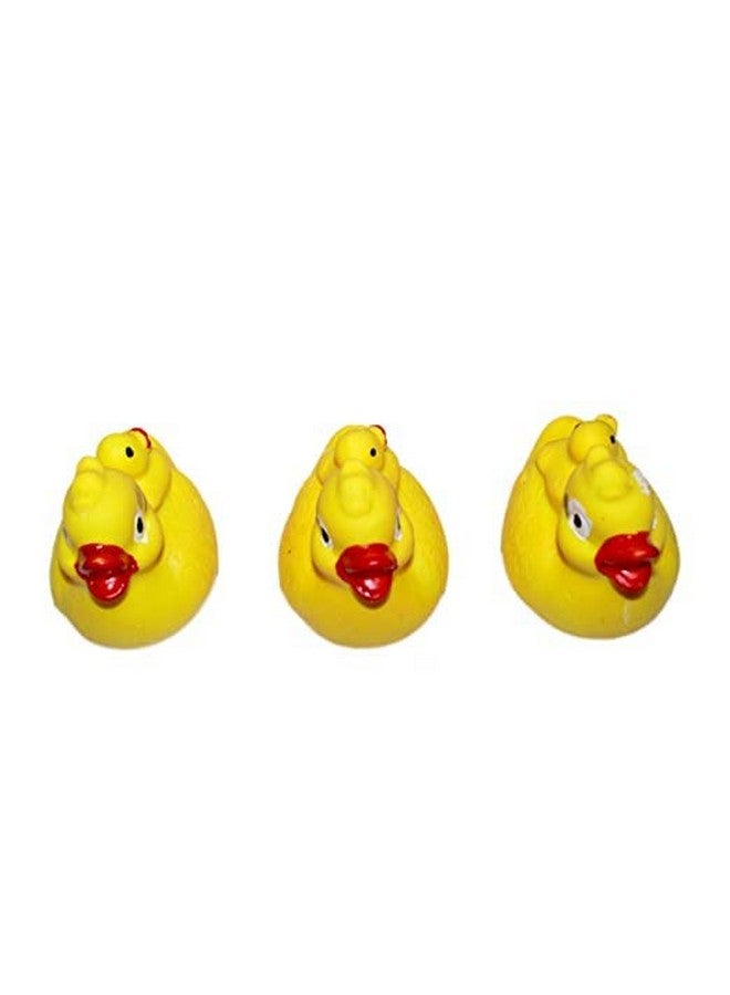 إيكان ألعاب استحمام عشوائية من المطاط تصدر أصوات صرير من إيكان، 6 قطع، إكسسوارات استحمام للأطفال الصغار (متعددة الألوان) - Image 5