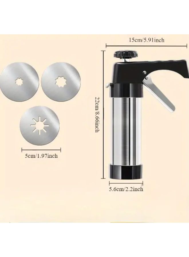 Heavy Duty Metal Churros Maker With Easy Press Lever For Homemade Desserts Stable Base - Image 3