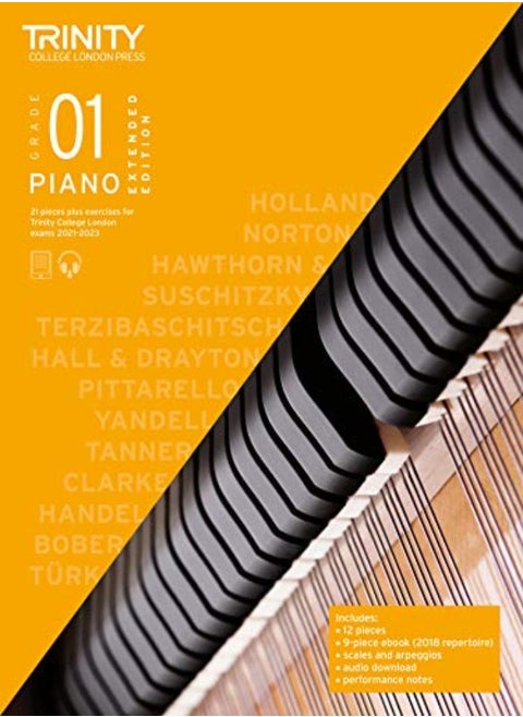 Trinity College London Piano Exam Pieces Plus Exercises 2021-2023: Grade 1 - Extended Edition