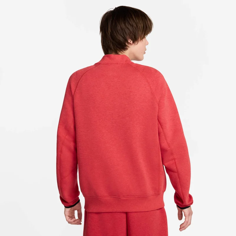 Nike Red Men's Sportswear Tech Fleece Bomber Jacket for Men | Best Price UAE