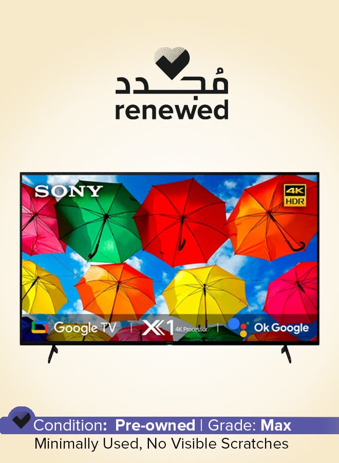 مجدد - تلفاز ذكي أندرويد 55 بوصة - 4K 55X77L أسود