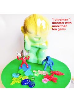 Gem Archaeological Digging Toys Ore Fossil Children's Handmade DIY Boys And Girls Acrylic Archaeological Digging Toys-Color:Chihiro Stereo Ultraman Beats Monster