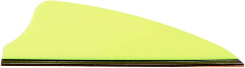 Q2i Store Fusion-II Shield Cut 2.1" Arrow Vanes - Pack of 100, Durable & Lightweight Fletching Vanes for Archery Accessories, Feather Fletching & Arrow Fletchings, Enhanced Crosswind Control for Precision - Image 1