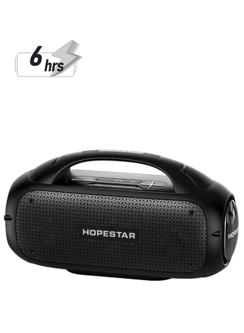 HOPESTAR A50 80W IPX6 Waterproof Portable Bluetooth Speaker Outdoor Subwoofer  Black - Image 1