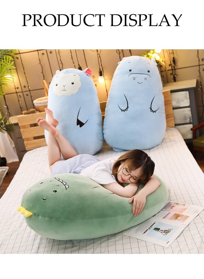DUNISO Soft Dinosaur Plush Pillow, Dinosaur Long Pillow, Cute Doll, Funny Cartoon Pillow Gift For Kids And Friends  - Image 4