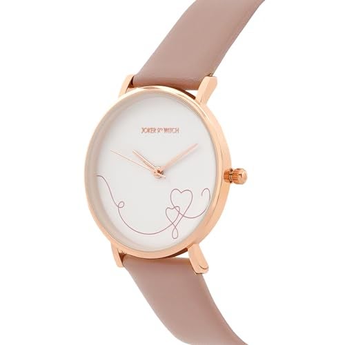 Joker & Witch Enchant 36mm Mauve Dial 18mm Mauve Faux Leather Watch for Women - Image 2