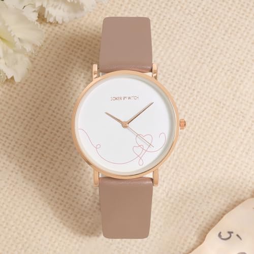 Joker & Witch Enchant 36mm Mauve Dial 18mm Mauve Faux Leather Watch for Women - Image 3