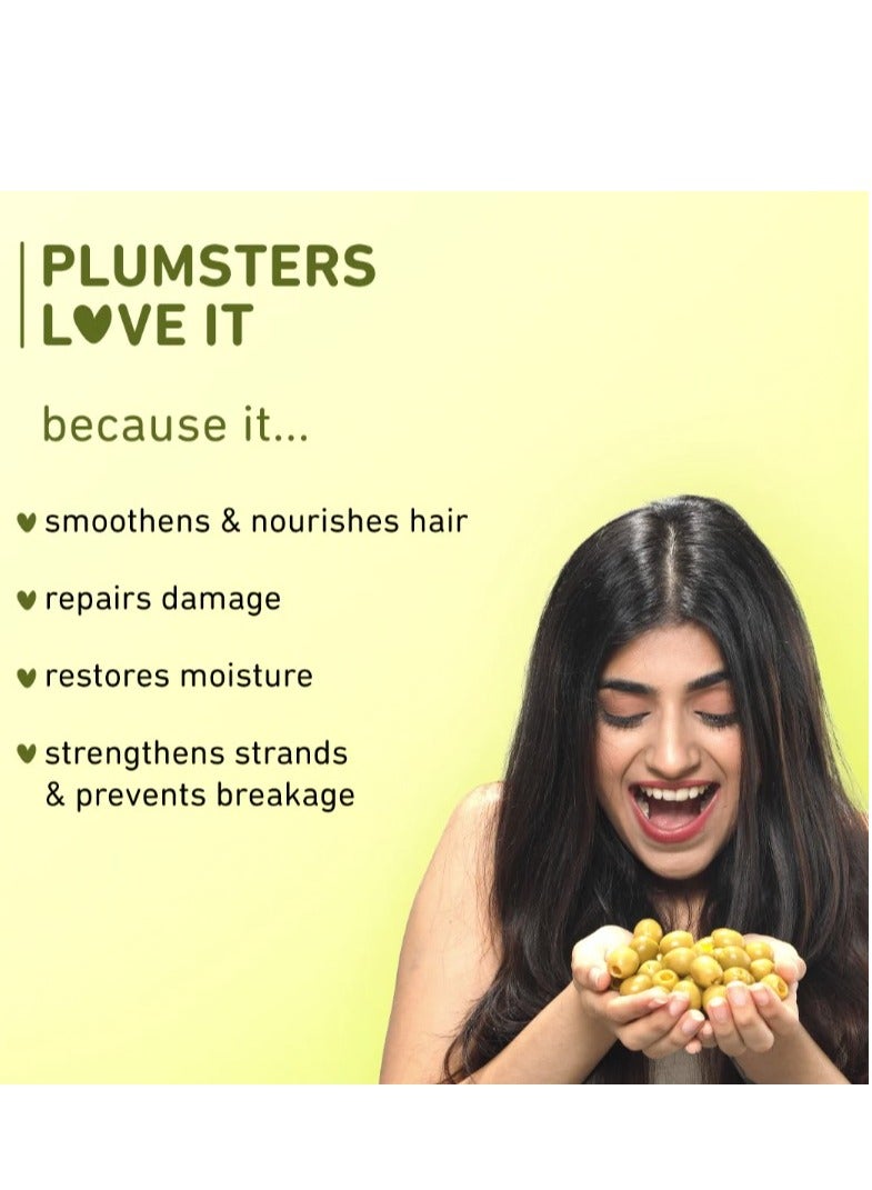 Plum Olive & Macadamia Mega Moisturizing Hair Mask For Smooth Hair 100 Vegan 250g - Image 3
