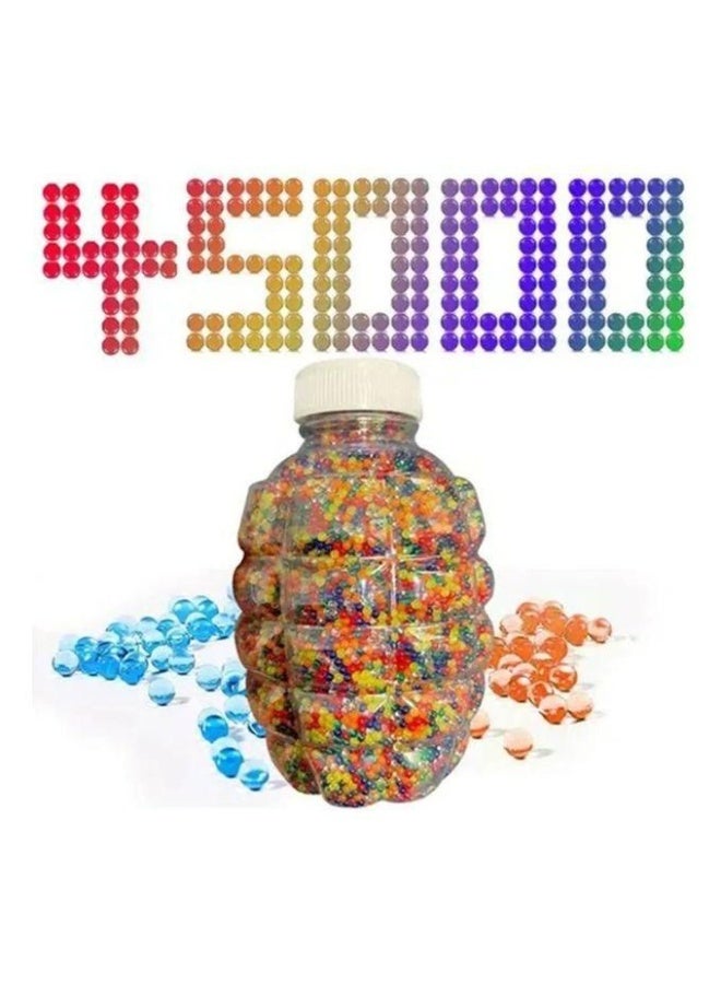 ذخيرة خرز جل – 45000 خرزة مائية قابلة للتمدد حتى 7–8 ملم – مصنوعة من بوليمر آمن وغير سام – تأتي في زجاجة أناناس أنيقة – مثالية لمسدسات الجل، المعارك، الألعاب التكتيكية، اللعب الحسي، الزخرفة، ترطيب النباتات والحرف اليدوية – اللون قد يختلف - Image 1